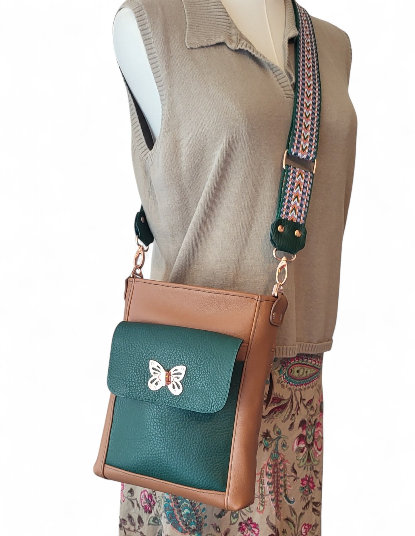 Dayla Crossbody in Leather